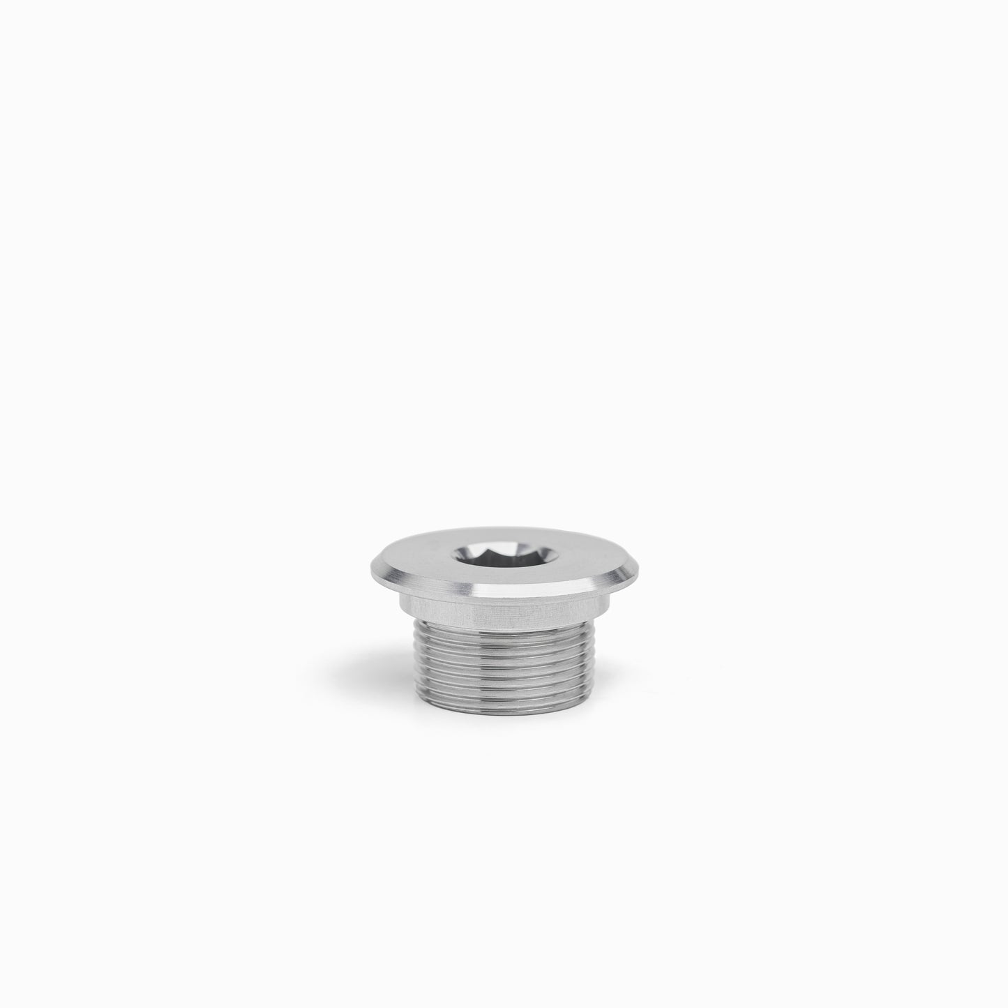 North Shore Billet Talon Pinion Cranks 0mm bolt in clear anodized silver