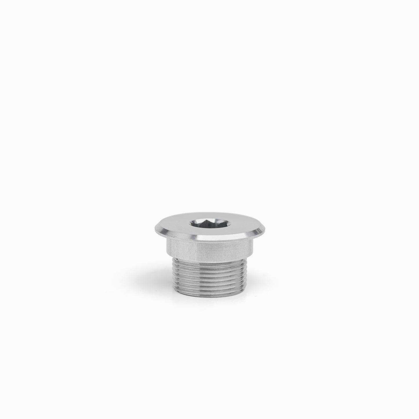 North Shore Billet Talon Pinion Cranks 2mm bolt in clear anodized silver