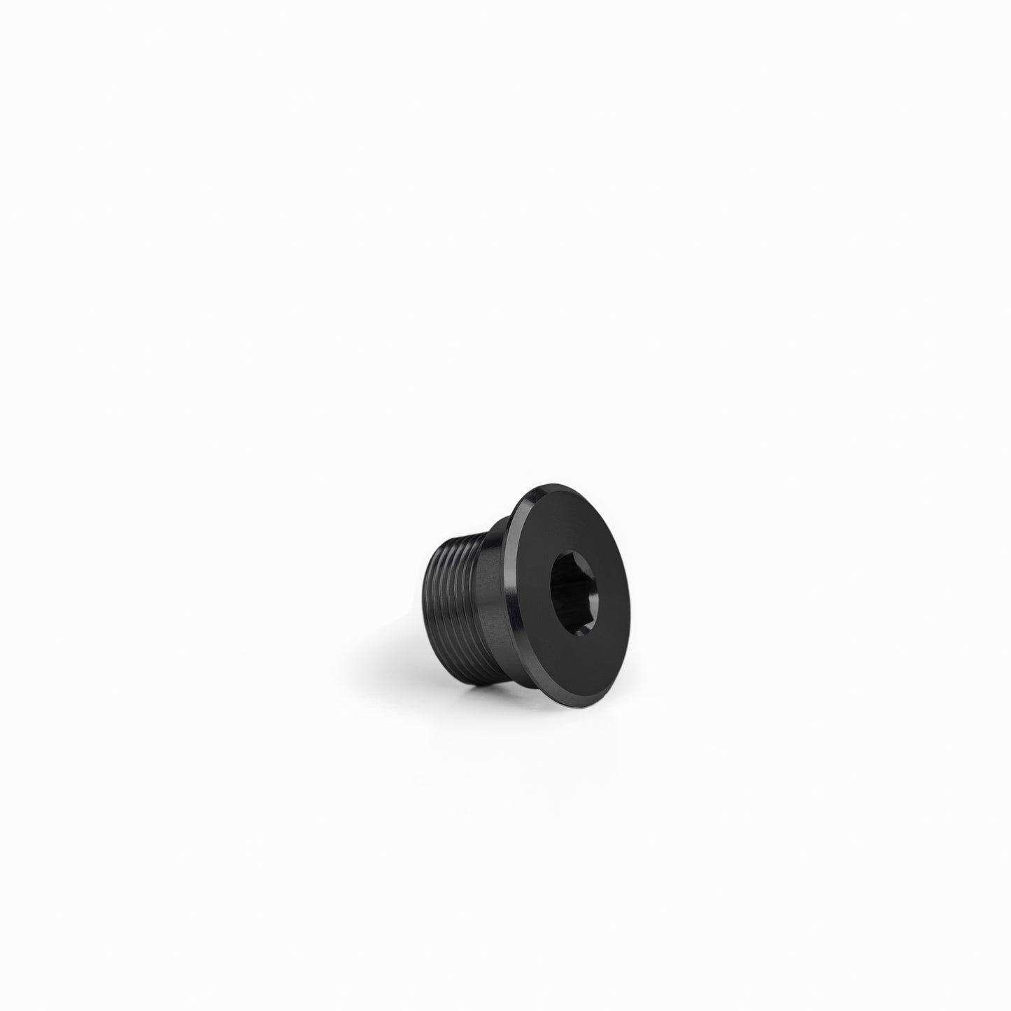 North Shore Billet Talon Pinion Cranks 2mm bolt in anodized black on its side