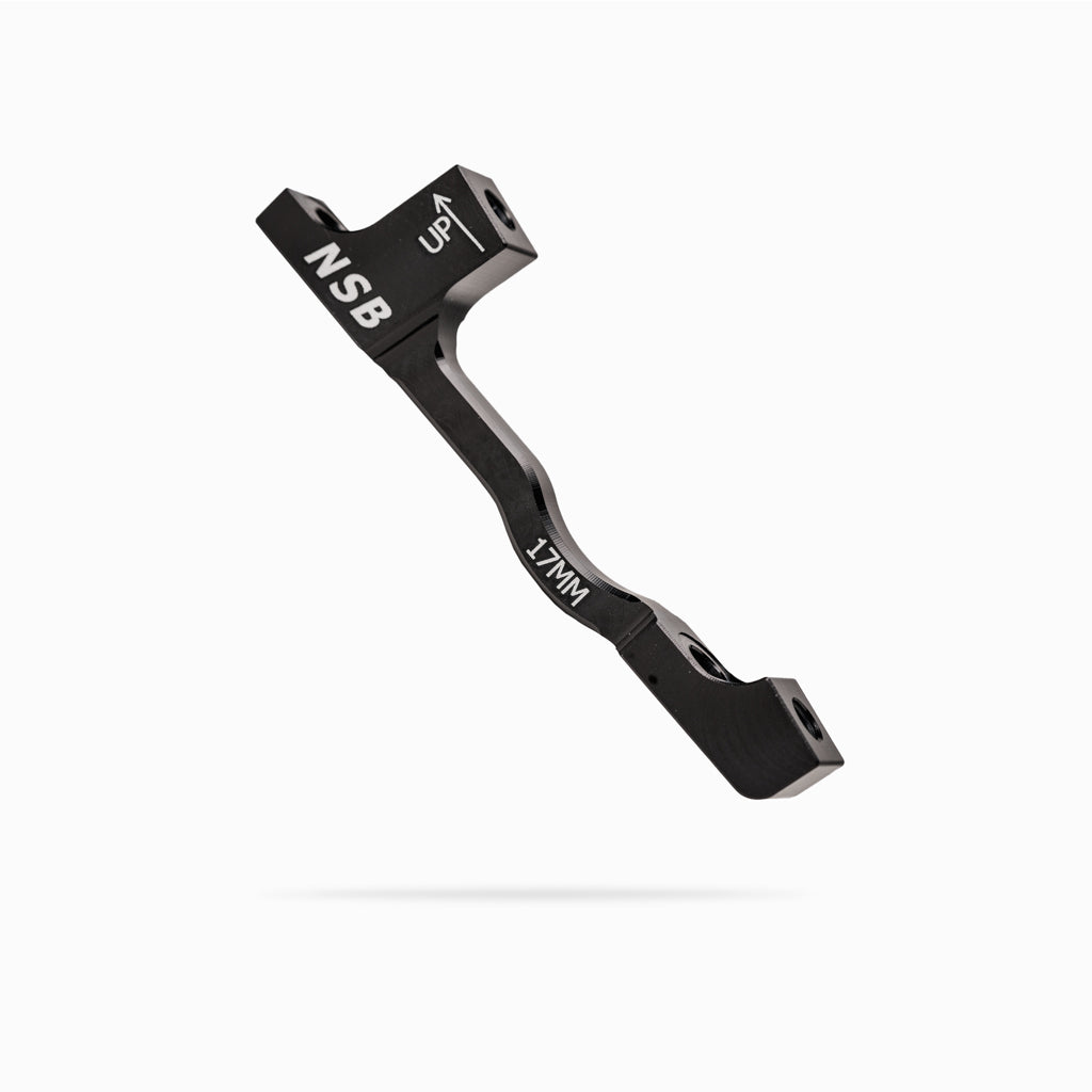 North Shore Billet 17mm post mount brake adapter black colour