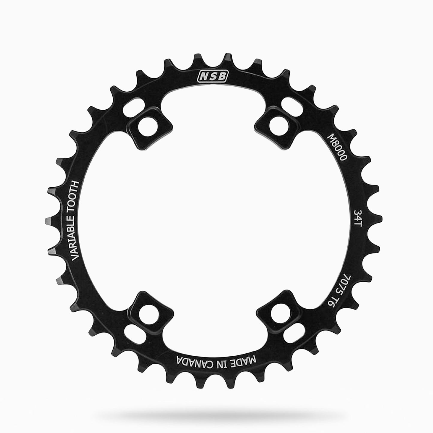 Shimano XT M8000 1x 96 BCD Variable Tooth Chainrings