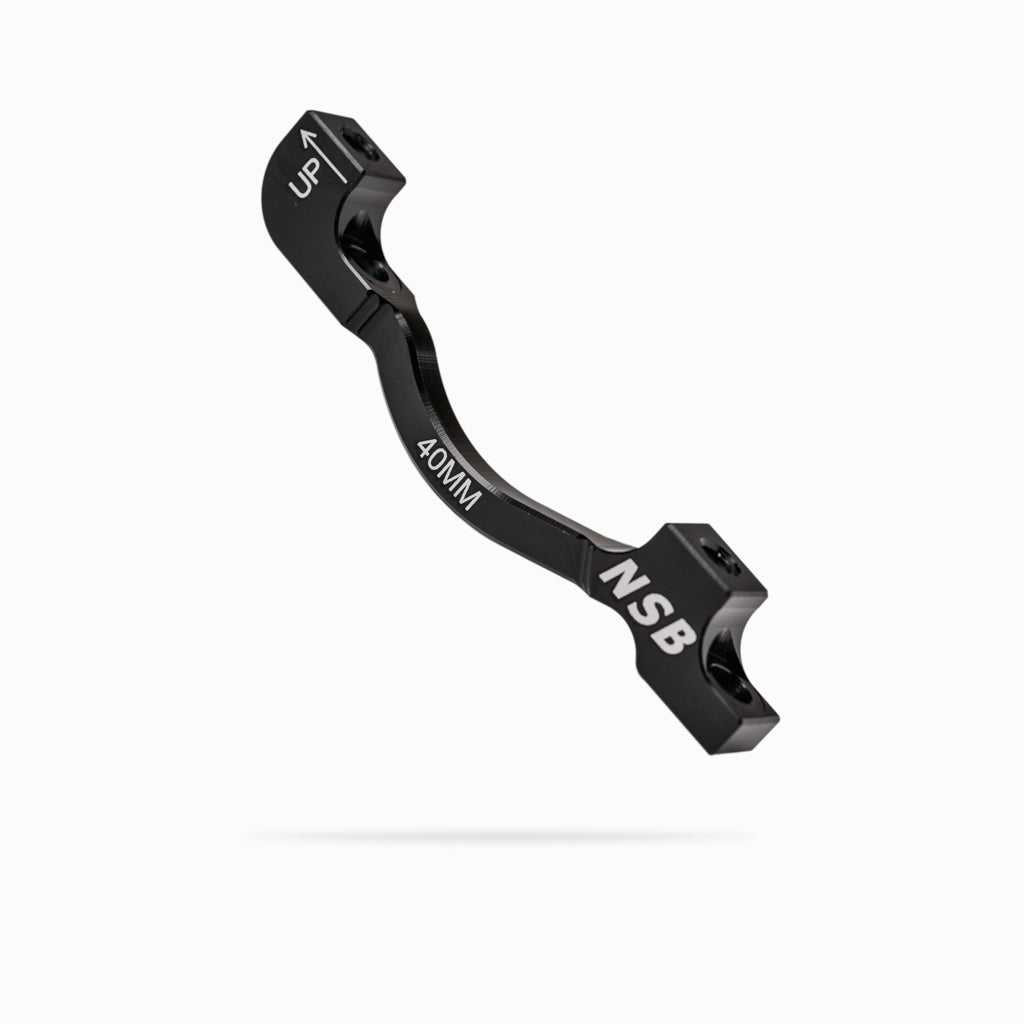 North Shore Billet 40mm post mount brake adapter black colour