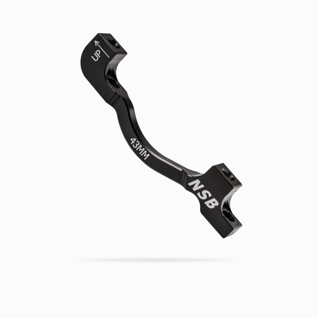 North Shore Billet 43mm post mount brake adapter black colour