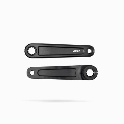 North Shore Billet Talon Pinion Cranks in black