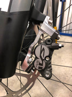 Prototype North Shore Billet 20mm post mount brake adapter for 220mm rotors