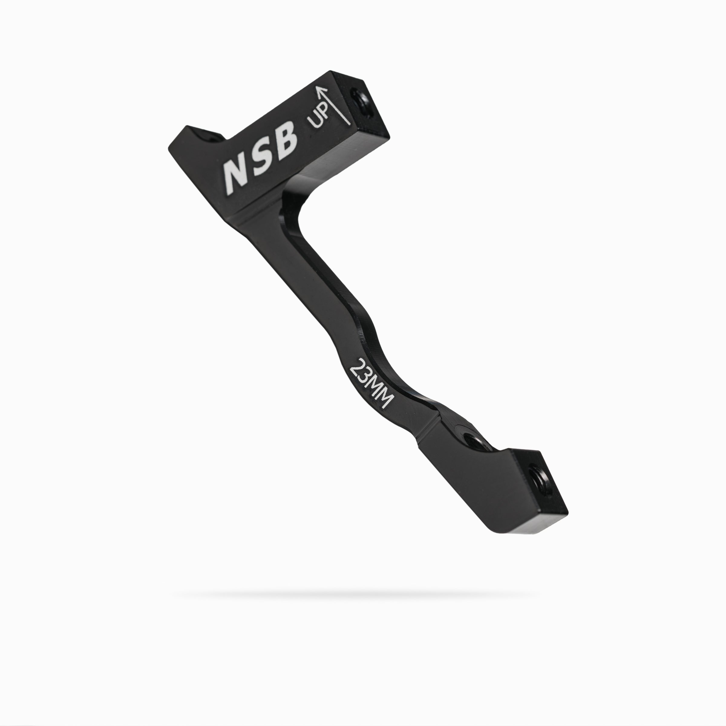 North Shore Billet 23mm post mount brake adapter black colour